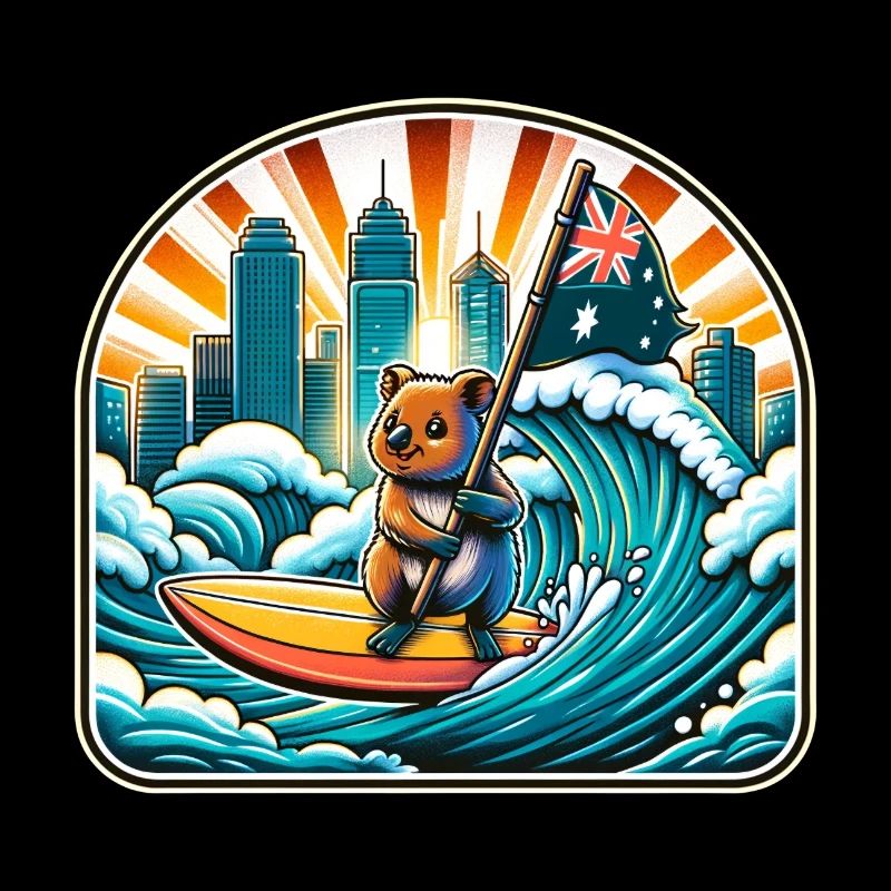 Design de surf australien Quokka