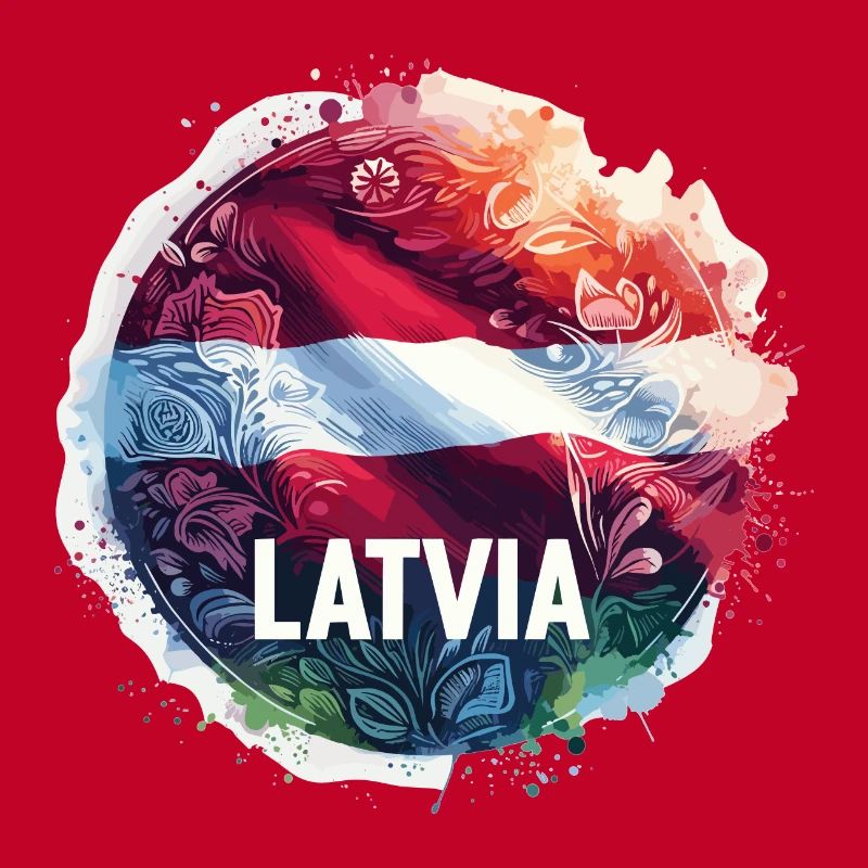 Drapeau de la Lettonie Drapeau Cadeau