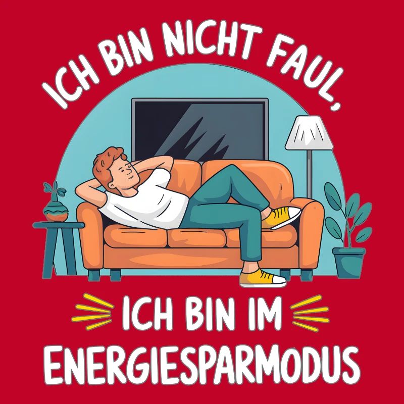 Power Saving Mode Humor Design