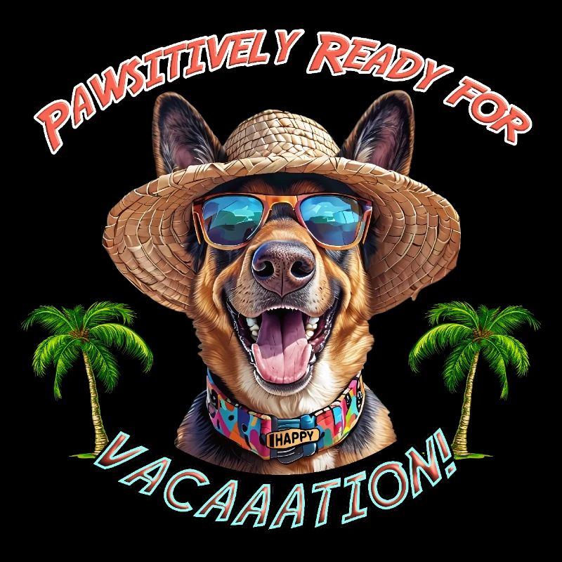 Schäferhund im Sommerlook: Pawsitively Ready