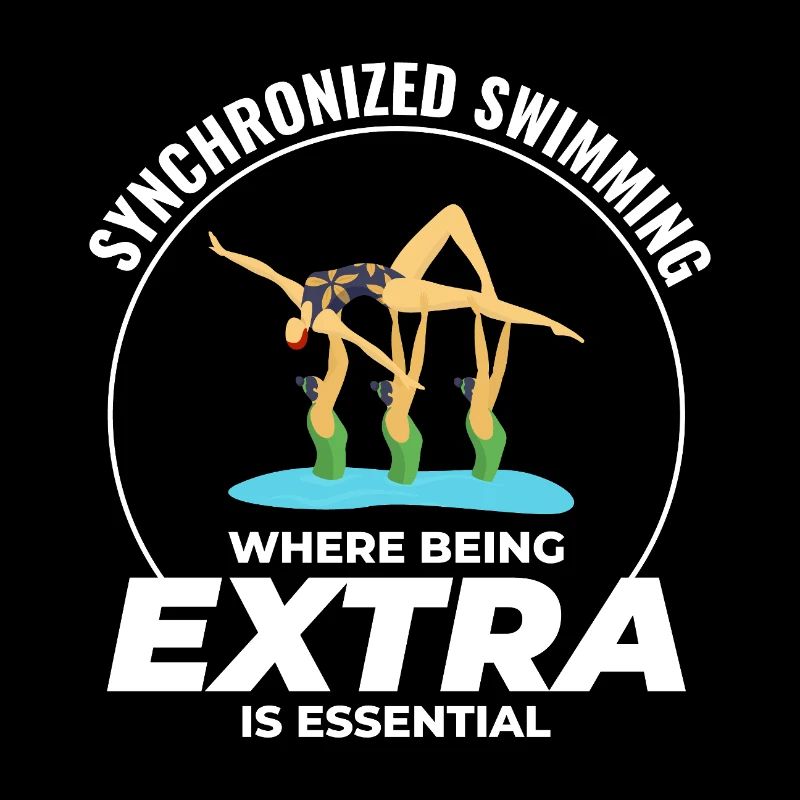 Synchronschwimmen, wo man extra ist