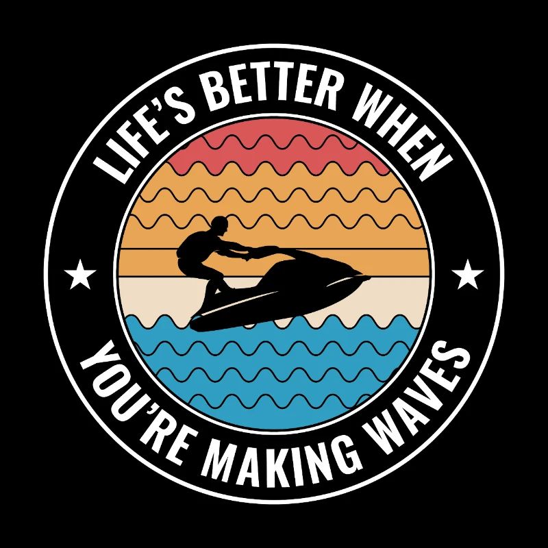 Life’s Better Jetski Making Waves 