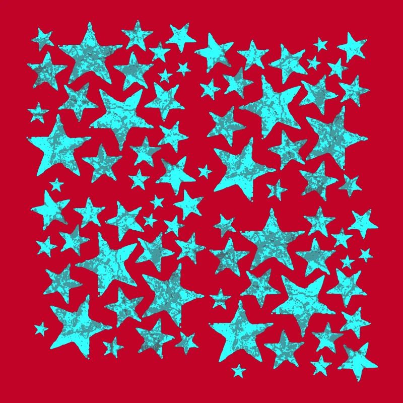 Turquoise Star Pattern