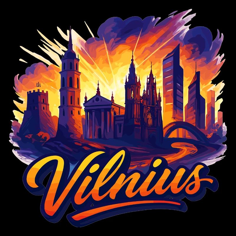Vilnius Capital Lithuania Baltic Gift