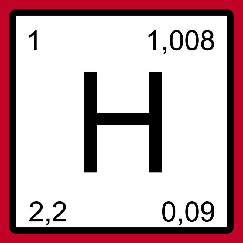 Conception du symbole de l’hydrogène