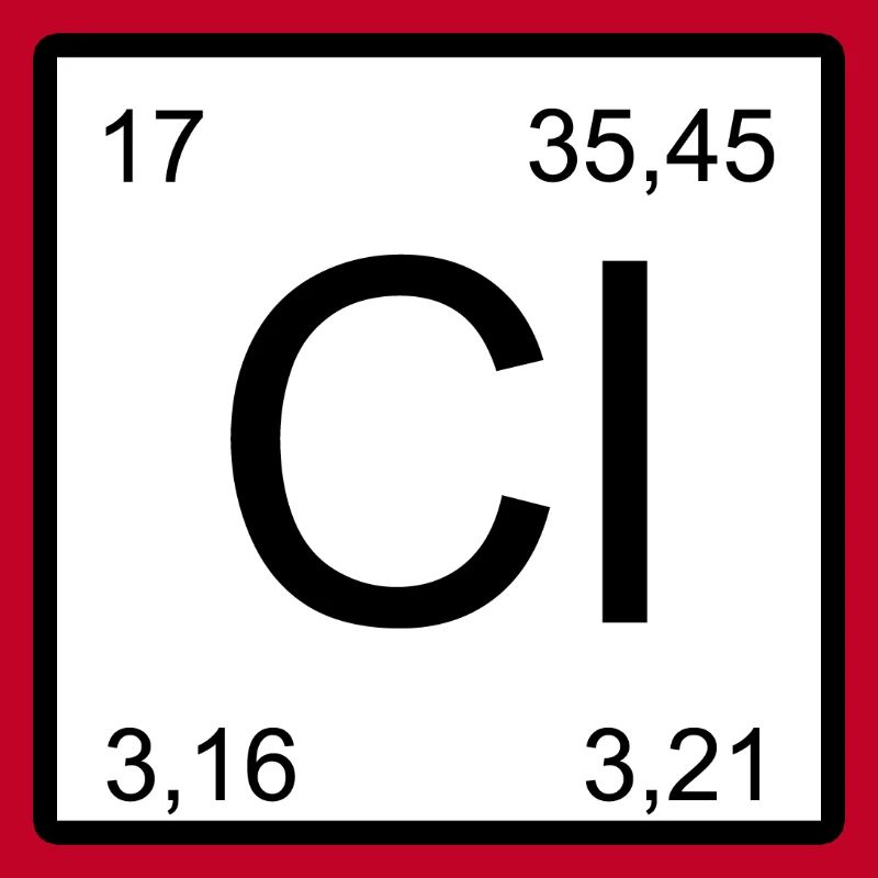 Conception d’élément carré de chlore