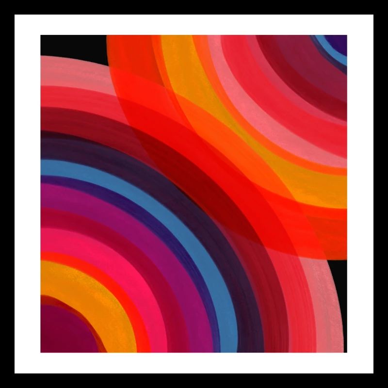 Arc-en-ciel abstrait