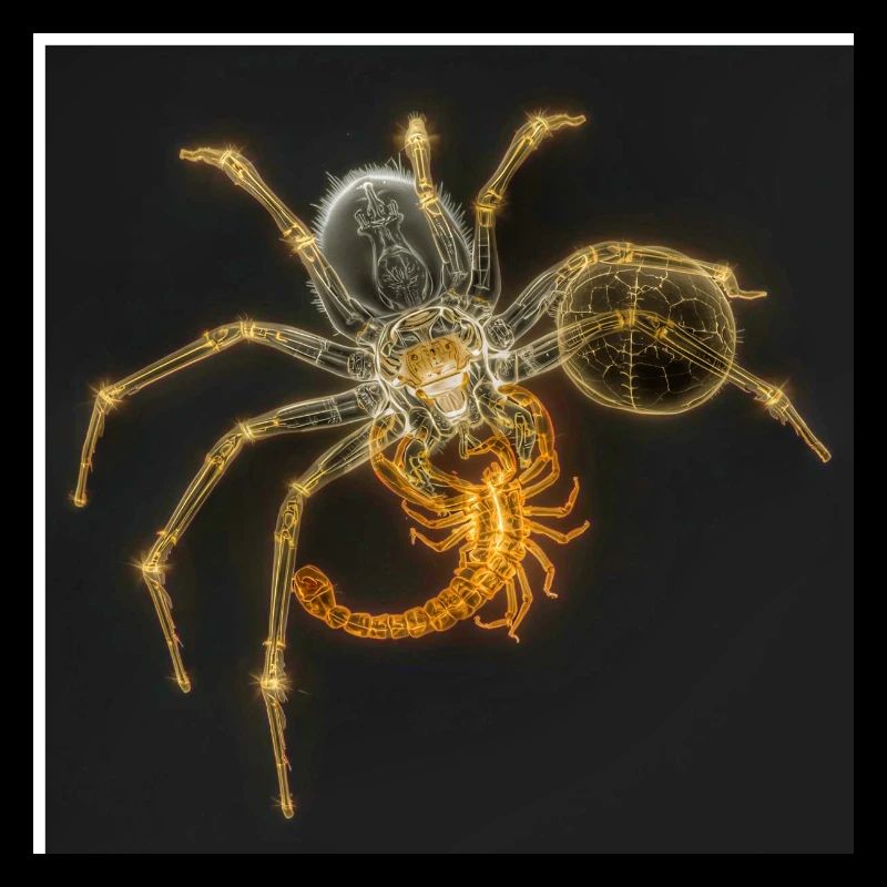 Neon Arachnide Design