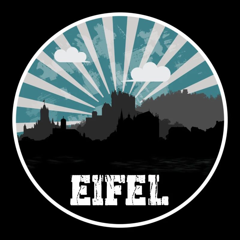 Eifel Skyline Blue Hour