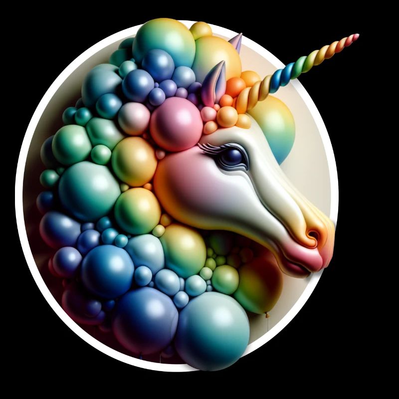 licorne cheval fée fée arc-en-ciel souhait divers