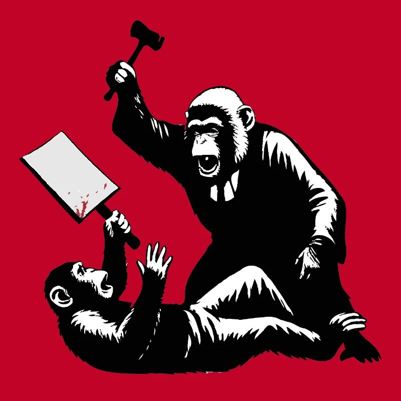 Monkey judge hits protesters
