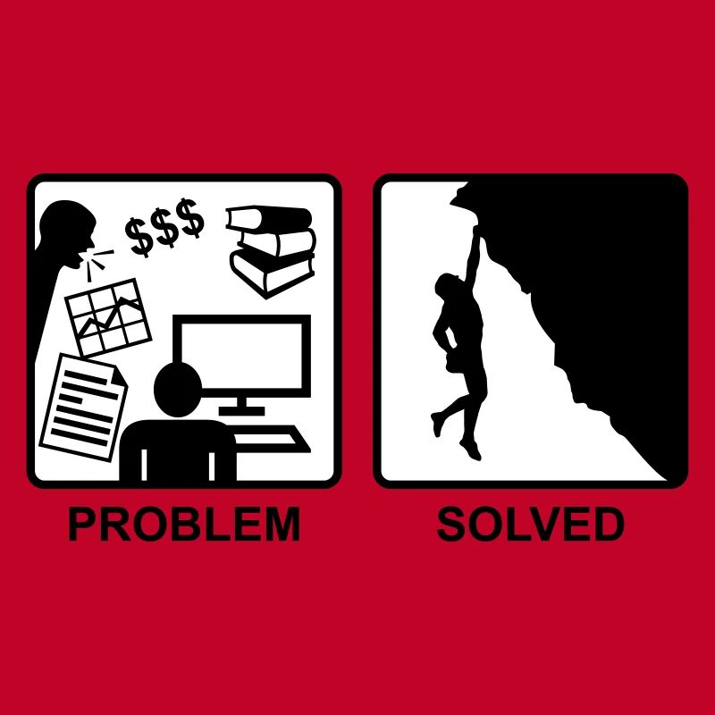 Climbing solves problems