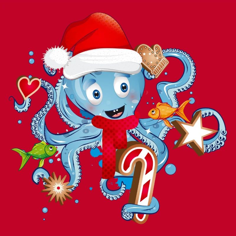 Octopus s’amuse et des biscuits pour Noël