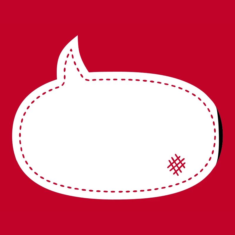 speech balloon patch