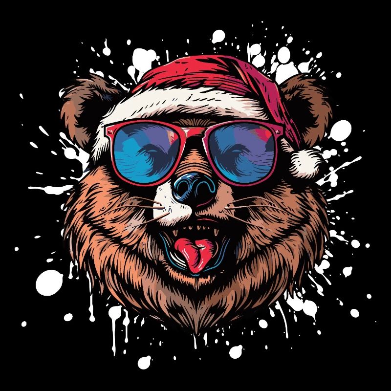Ours Noël Drôle