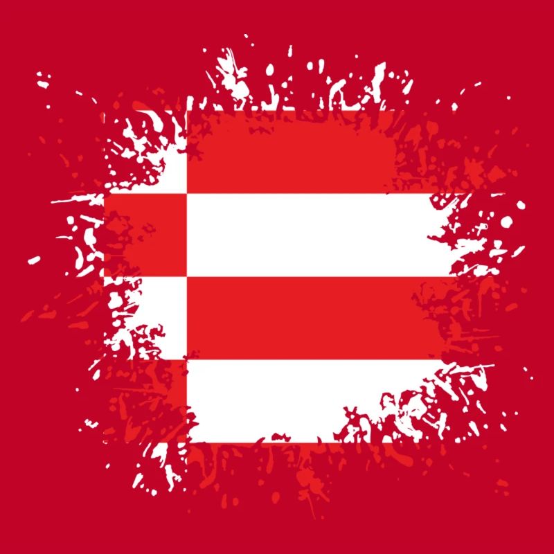 Drapeau de Brême éclaboussures de taches de couleur