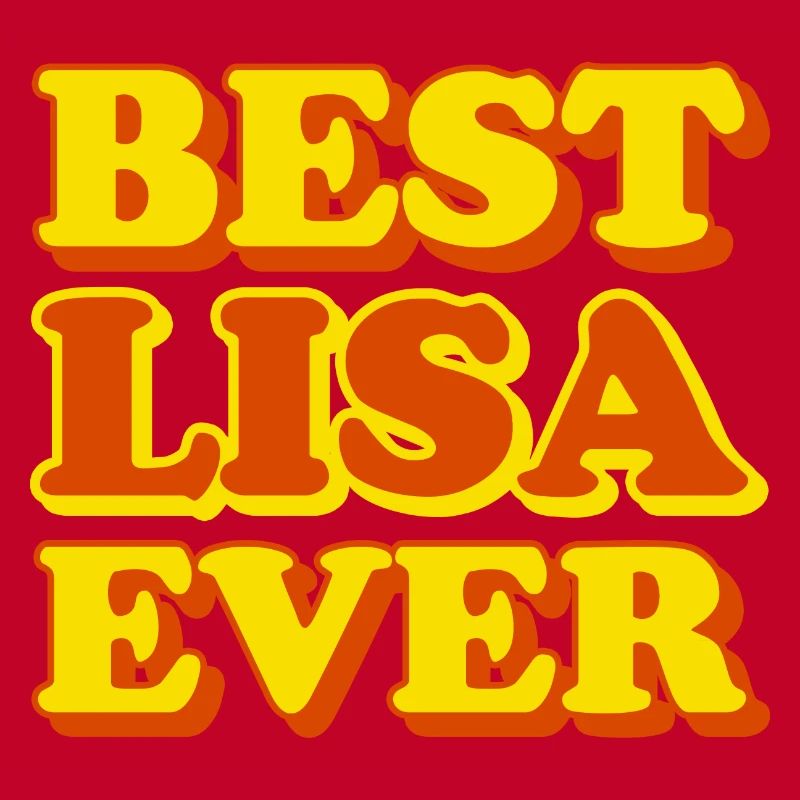 Funny gift with first name Lisa