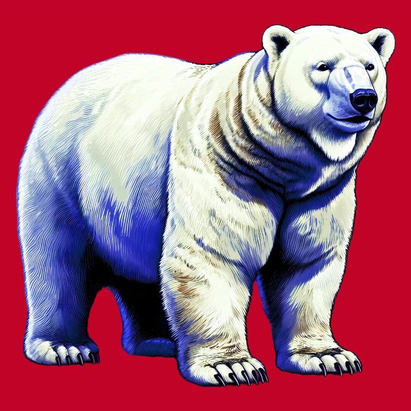 White polar bear