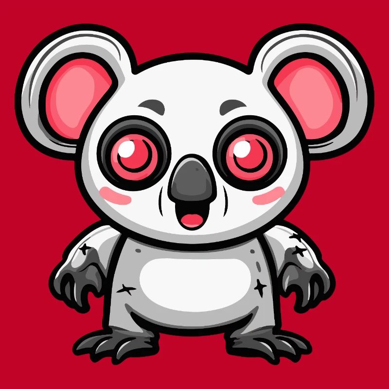 Koala Halloween Comic Funny