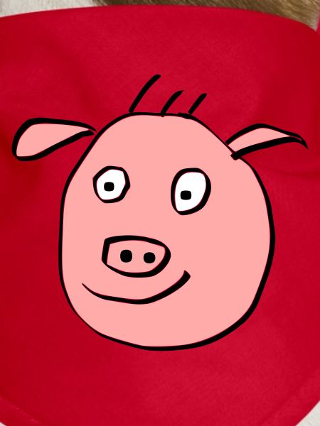 Cute pig face