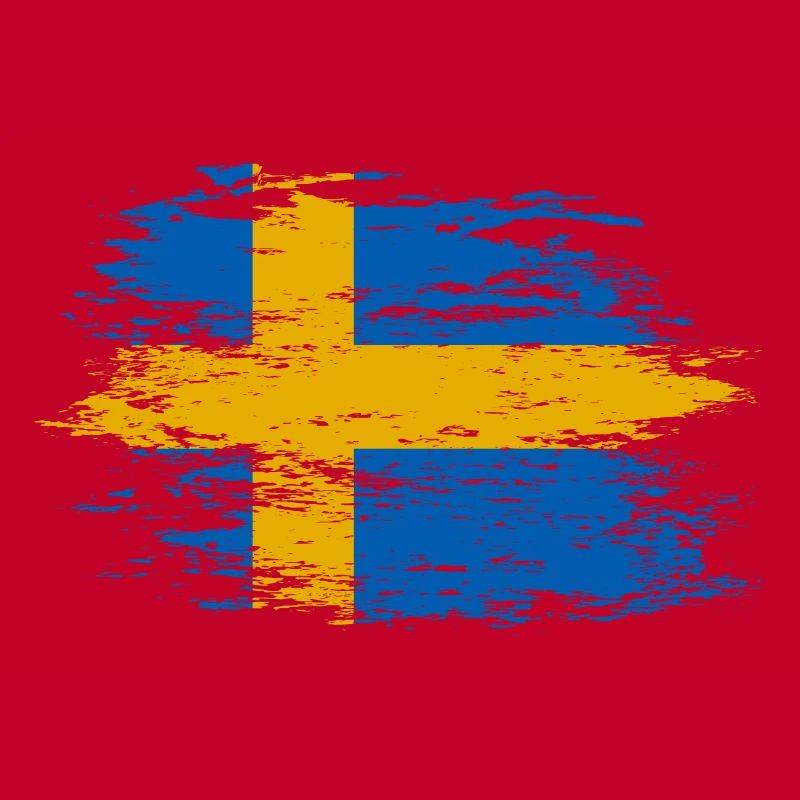 Drapeau de la Suède utilisé