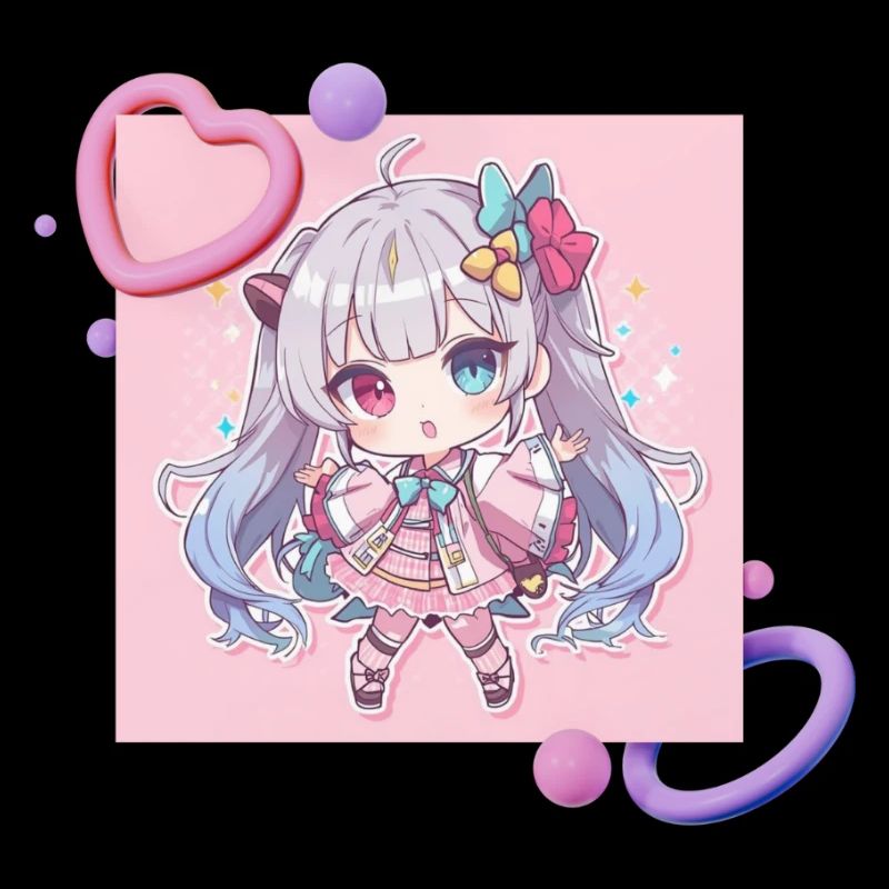 Pastel Chibi Heart Accent