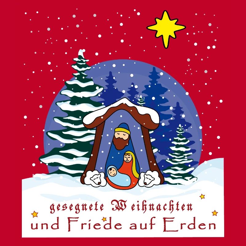 gesegnete Weihnachten, Weihnachtskrippe