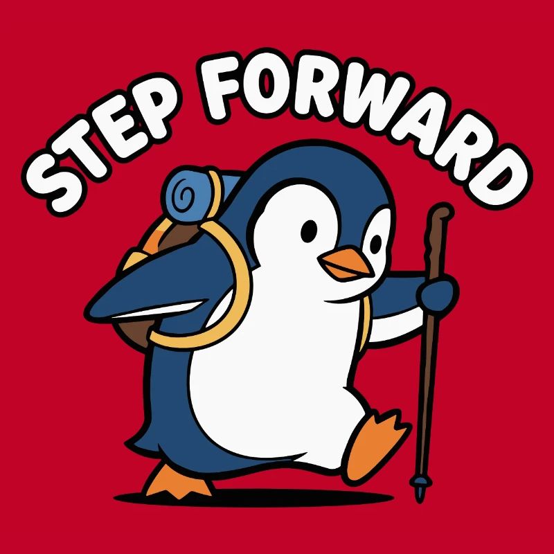 Forward Step Penguin