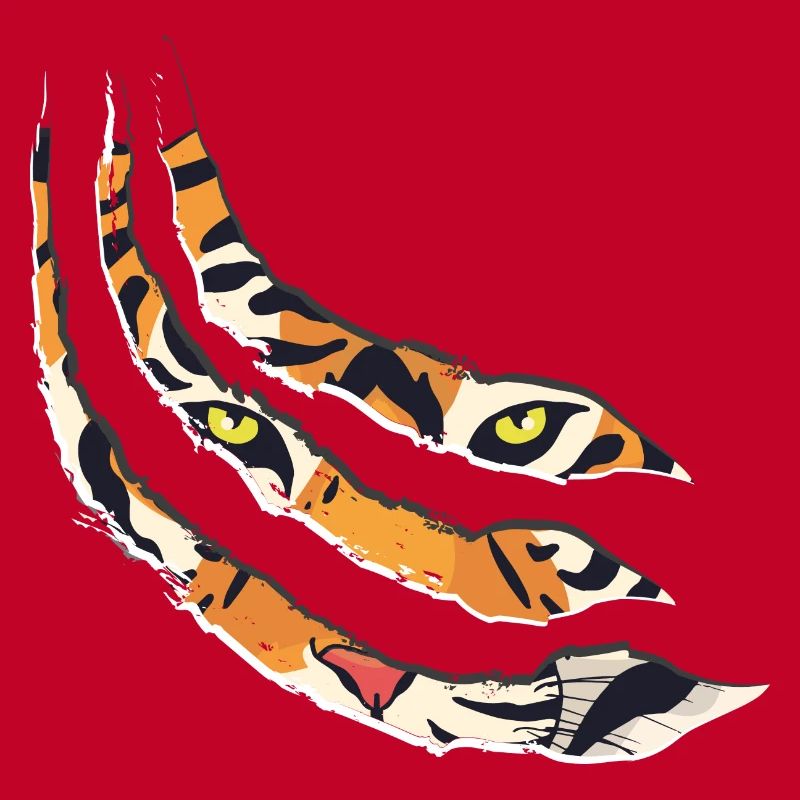 Tiger claw tiger pattern claws gift idea