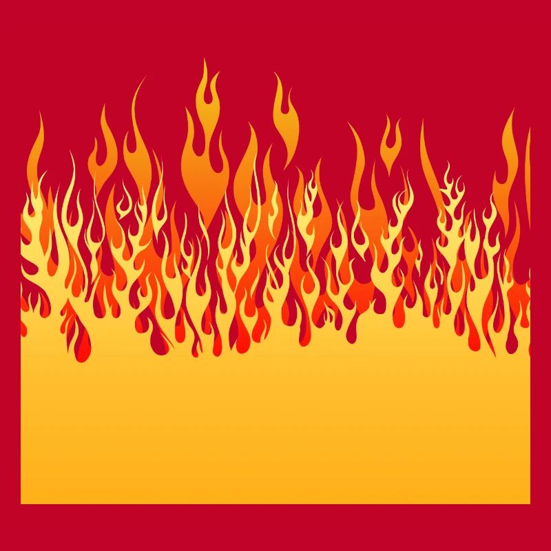 fire flame flame wall