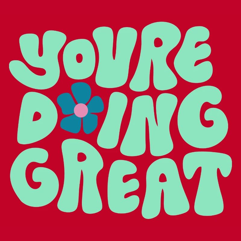 Tu fais une excellente typographie audacieuse et un design positif