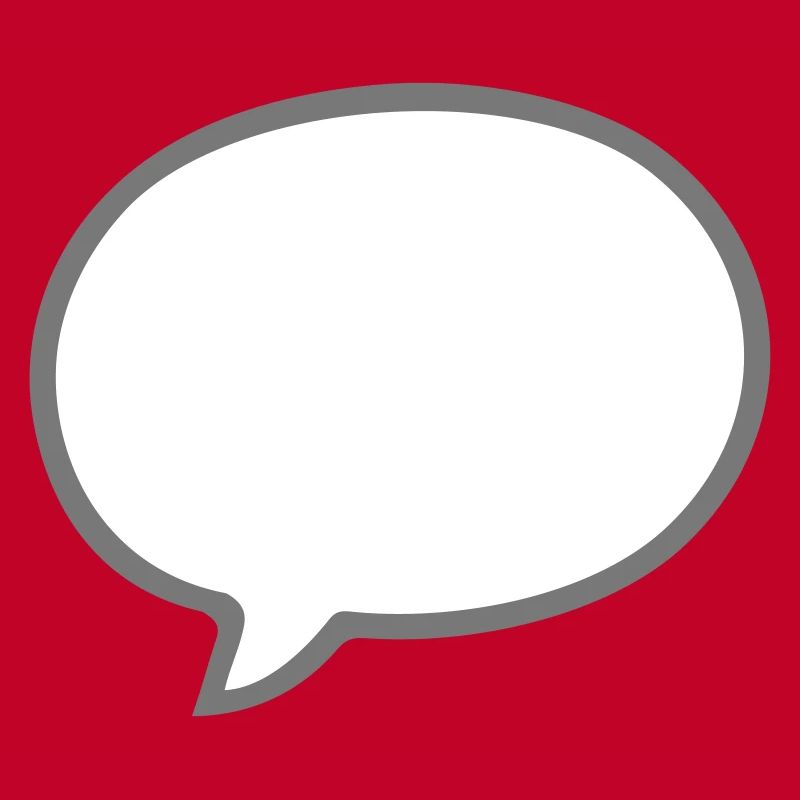 Comic design speech bubble