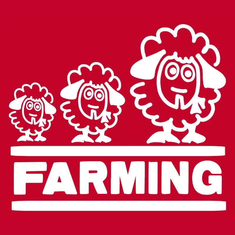 Landwirtschaftsbauer Evolution Schafe