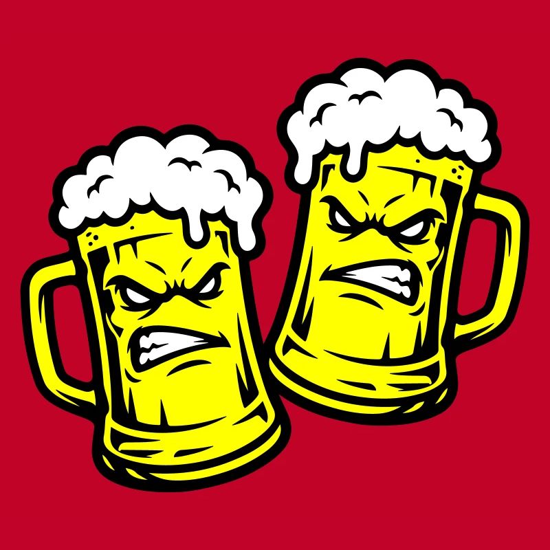 Bier Comic Bierglas
