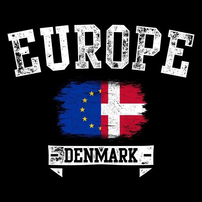 Mélange de drapeaux Europe Danemark