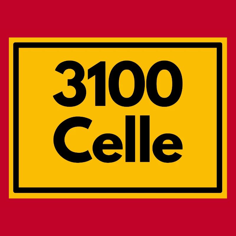 Panneau de lieu - puis rétro ancien code postal 3100 CELLE