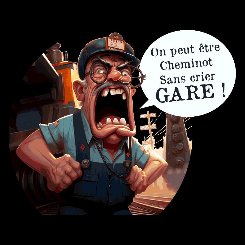 DU KANNST OHNE VORWARNUNG EISENBAHNARBEITER SEIN! (Zug)