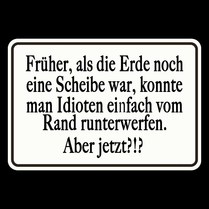 Früher als die Erde noch eine Scheibe war