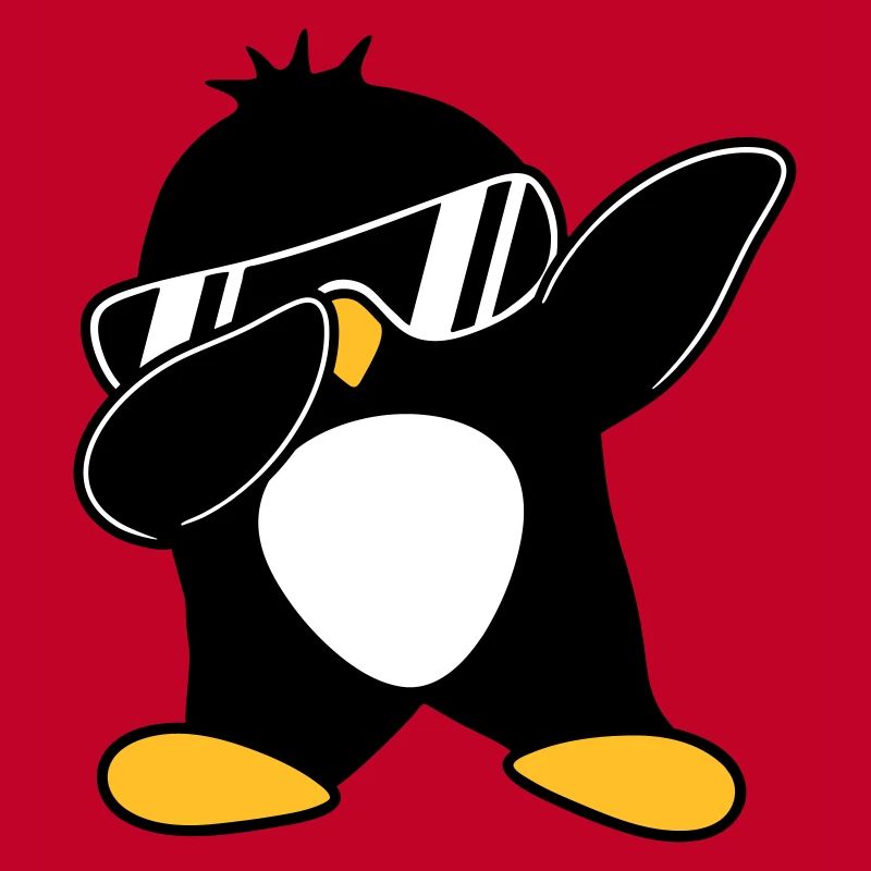Dabbing Pinguin