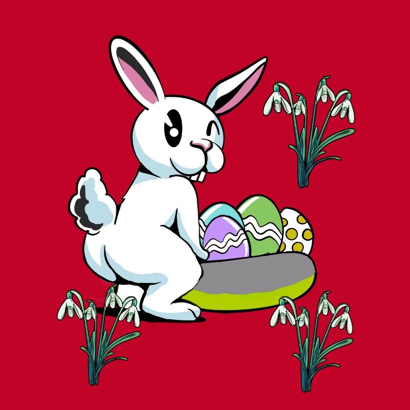 Easter Bunny Easter Nest Eggs Bunny Rabbit Child