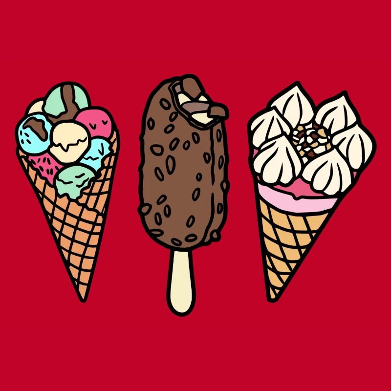 Eis Eisladen Eiscreme Sommer Urlaub Geschenk Ice