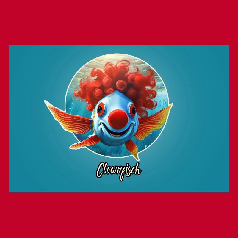 Pun ambiguous german expression - Clownfisch