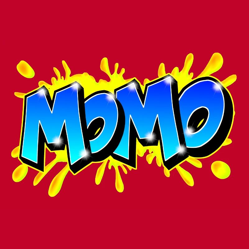 Graffiti Name MOMO printable on evrything