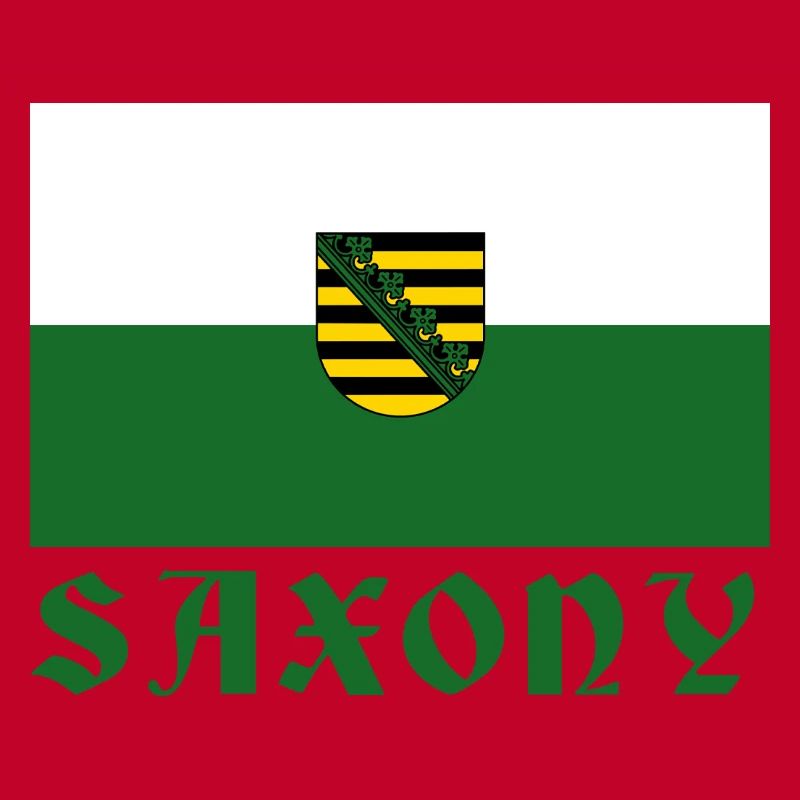 Conception de l’emblème du drapeau de la Saxe