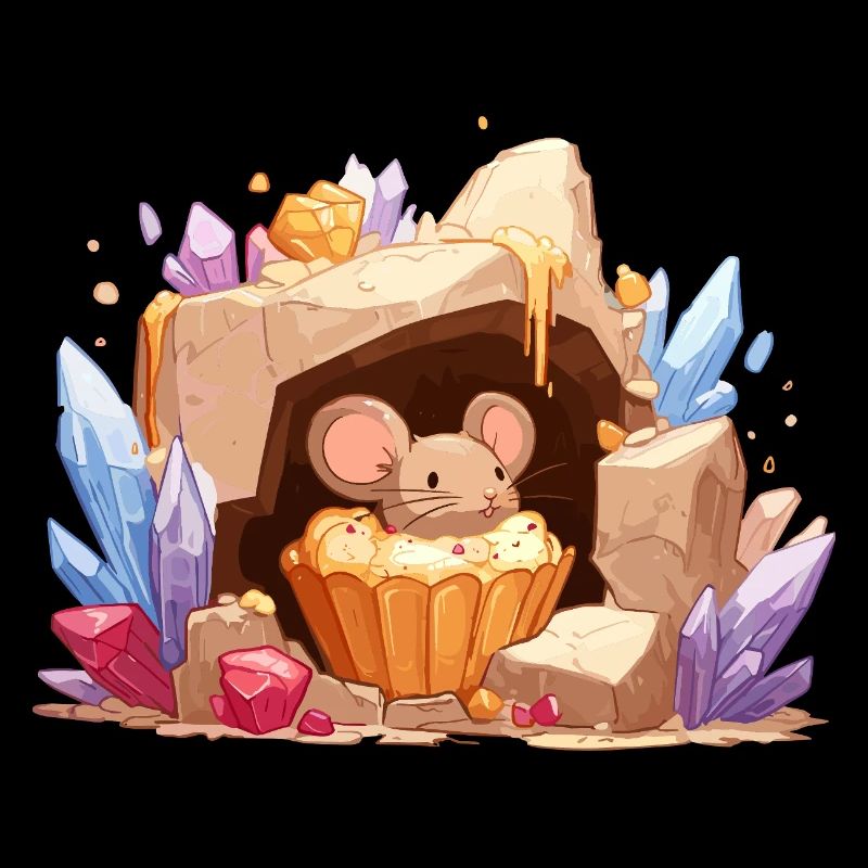 Crystal Cave Mouse Cake