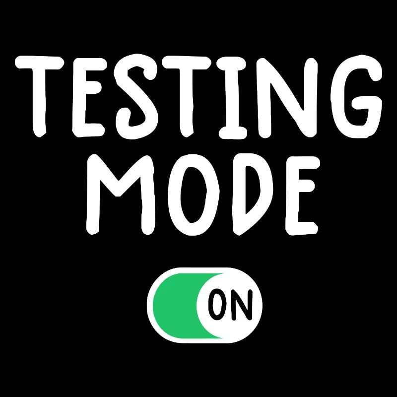 Testmodus am Grafik-Tee