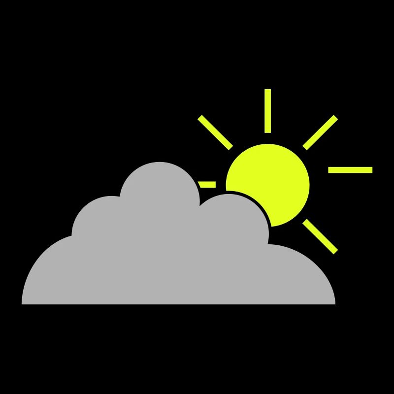 Lightly clouded