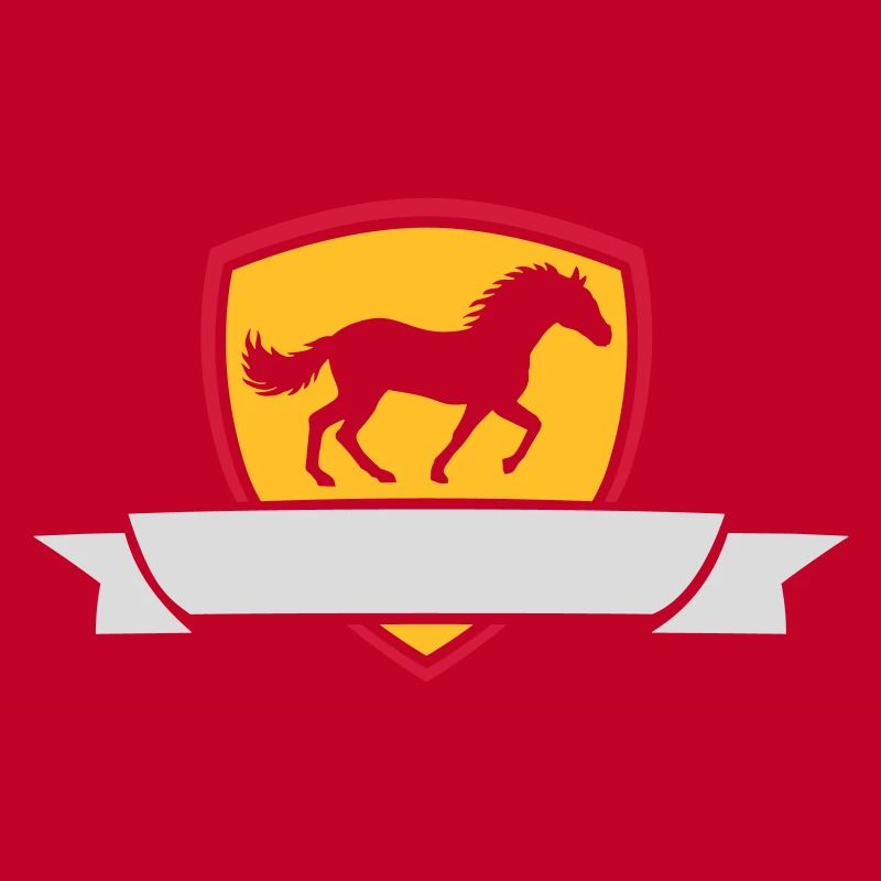 Text einfügen Pferd Banner