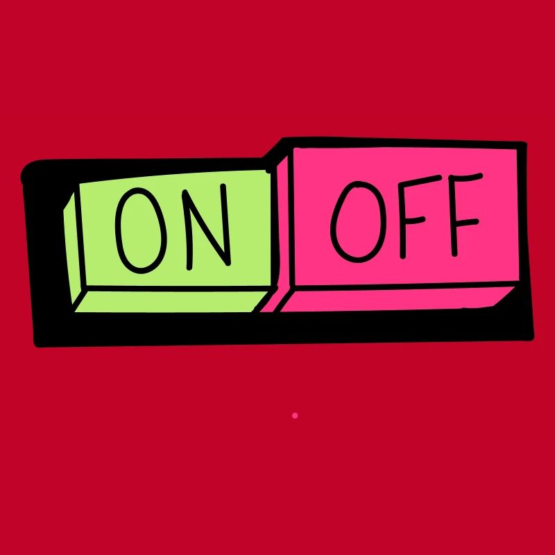 on und off button