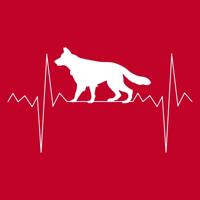 Herzfrequenz Herzschlag Schäferhund Geschenk